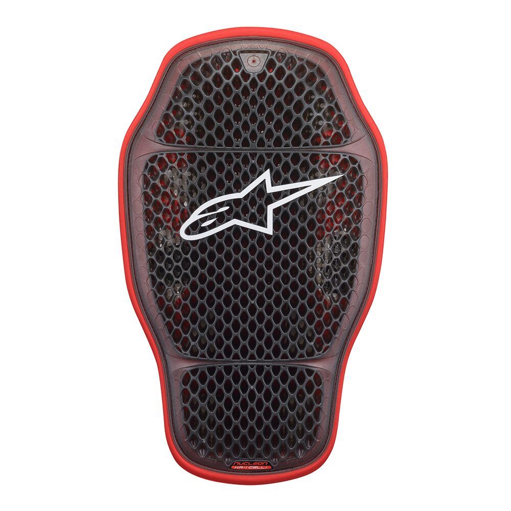 Alpinestars 2024 Nucleon KR-1 CELL i Back Protection Insert Transparent Smoke Red